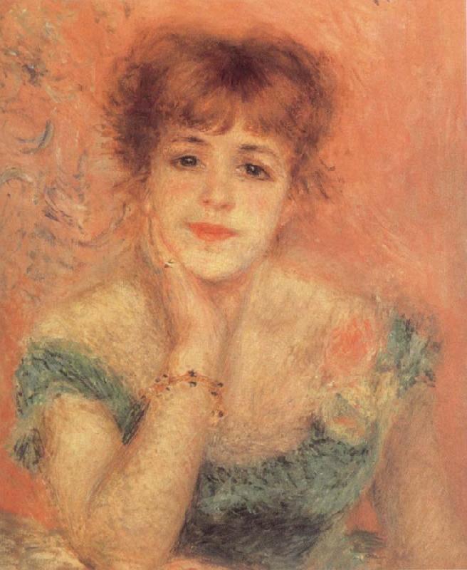 Pierre-Auguste Renoir Portrait of t he Actress Jeanne Samary